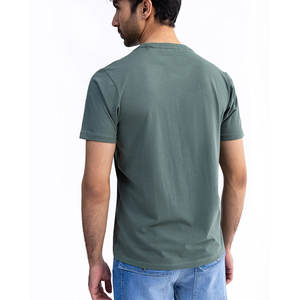 เสื้อยืดผ้าฝ้ายผู้ชายสไตล์ลำลองเสื้อพิมพ์ลายกราฟิกเสื้อคอกลมปรับแต่งได้สำหรับฤดูร้อนมีโลโก้และติดฉลากออกแบบได้ตามต้องการ - Product Image 4