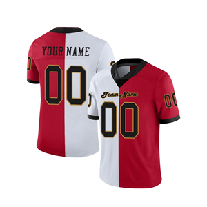 Vente en gros d'usine Maillot de football américain de haute qualité personnalisé avec logo Service OEM Maillot d'entraînement Sports - Product Image 2