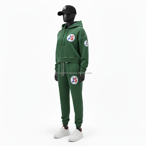 Women Premium GSM Fleece Tracksuit Terry Cotton Hoodie and <b>Jogger</b> <b>Set</b> with Embroidered Logo Custom Design Tracksuits <b>Plus</b> <b>size</b> - Product Image 4