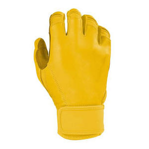 Gants de frappe de baseball à manchette courte personnalisés avec logo, en cuir véritable, professionnels, vente en gros, pour jeunes et adultes - Product Image 3