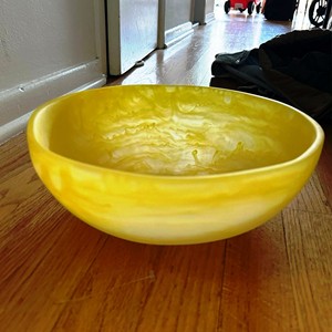 Handmade Polished Indian Origin Eco-Friendly Dishwasher <b>Safe</b> Modern Art <b>Antique</b> Style Decorative Resin Serving Bowl Platter for - Product Image 6