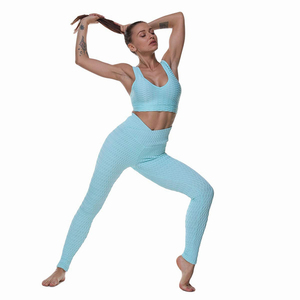 Conjunto de Yoga personalizado para mujer, ropa deportiva Sexy, Leggings de Yoga, Sujetador deportivo de secado rápido y Leggings, ropa de Fitness y Yoga, gran oferta - Product Image 4