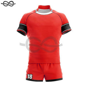 Precio al por mayor Uniforme de rugby personalizado Producto más vendido 100% Poliéster Uniforme de rugby Ropa deportiva por encargo - Product Image 3