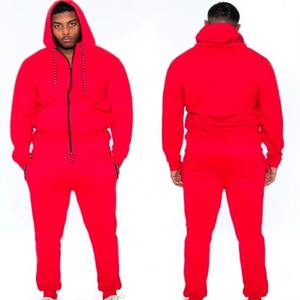 ชุดวอร์มกางเกงและเสื้อฮู้ดสำหรับผู้ชายชุดวิ่งออกกำลังกายผ้าฟลีซผ้าฝ้ายปักลาย2ชิ้น - Product Image 5