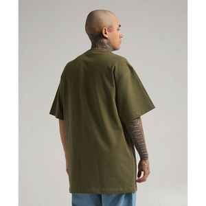 เสื้อยืดธรรมดาแขนสั้นผ้าคอตตอนขนาดใหญ่เสื้อยืดสีพื้นไซส์ใหญ่พิเศษสำหรับผู้ชายและผู้หญิง250gsm เสื้อยืดผู้ชาย - Product Image 6