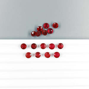 High Quality Natural Bangkok Ruby <b>Beads</b> Calibrated 4mm & 5mm Tanzanite Material Trillion Brilliant & Emerald Cut GIA Certified - Product Image 4