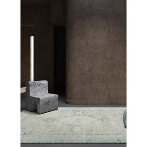 Alfombra de Lana Anudada a Mano Erbe Blue PKWL-8001 9x12 Rectangular con Patrón de Medallón para Decoración de Sala de Estar o Uso en Pasillos - Product Image 5