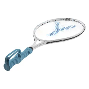 Raket tenis Junior level masuk biru untuk orang dewasa dengan pegangan ergonomis untuk belajar pelatih dan latihan