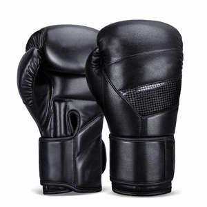 Gants de boxe durables et tendance en cuir pour les séances d'entraînement Doublure douce Prise en main confortable Parfait pour les séances de cardio en salle de sport Arts martiaux - Product Image 5