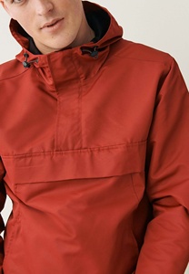 เสื้อแจ็คเก็ต Anorak มีฮู้ดสำหรับผู้ชายและ1/4กันน้ำได้สำหรับกีฬากลางแจ้งแบบสวมหัวสำหรับฤดูหนาว - Product Image 3