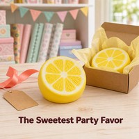 Jouet anti-stress en PU souple en forme de citron, à remontée lente, jouet sensoriel à presser, décoration de bureau mignonne, cadeau de fête, 10 cm, vente en gros