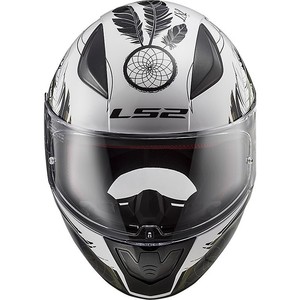 Casco LS2 Rapid 2 de Media Cara para Mujer, Color Blanco y Negro Estilo Boho, Talla XS para Motocross y Motocicletas - Product Image 6
