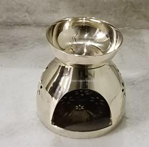 Handicrafts Golden <b>Incense</b> <b>Burner</b> Charcoal Brass Decorative <b>Incense</b> <b>Holder</b> for Home Fragrance Oud and Bakhoor <b>burner</b> - Product Image 6