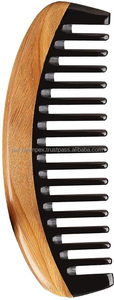 Handmade Antique Quality Natural Horn Massage Comb with Wooden Handle Super Comb for Hair <b>Beard</b> Buffalo Use in Home Salon <b>Care</b> - Product Image 4