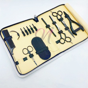 Kit d'outils d'extension de cheveux durables en gros Produit de beauté et de soins personnels en acier inoxydable de qualité chirurgicale avec logo personnalisé - Product Image 6