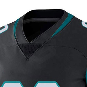 Ropa Deportiva, Camiseta de Fútbol Americano, Diseño de Color Personalizado, Manga Corta de Verano, Secado Rápido, 100% Poliéster, en Venta - Product Image 5