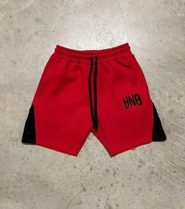 Men's 100% Terry Cotton Lightweight Summer Sweat <b>Shorts</b> Custom Embroidered Distressed Patchwork Raw Hem Breathable Knitted - Product Image 3