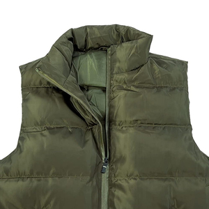 Chaleco Acolchado Personalizado al por Mayor para Hombre, de Poliéster/Algodón, Impermeable, Transpirable, Cálido, Ligero, sin Mangas, Chaqueta de Invierno - Product Image 4