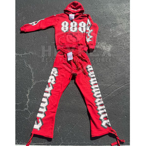 Venta caliente personalizado hombres chándal/hombres forro polar chándal/hecho a medida hombres Jogging traje hecho en Pakistán - Product Image 6