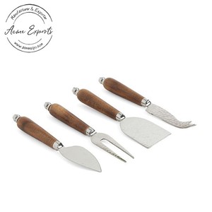 Decorative Leaf Handle Cheese Spreaders Stainless Steel Blades <b>Unique</b> Design Ideal for Serving Gifting and Entertaining - Product Image 5
