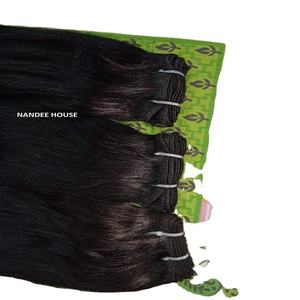 NANDEE HOUSE DHL Extensiones de Cabello Humano con Ondas Sueltas Estilo Superior, Color Natural, Doble Peso, 100% HD Lace, Doble Trama, para Máquina de Trenzado - Product Image 5