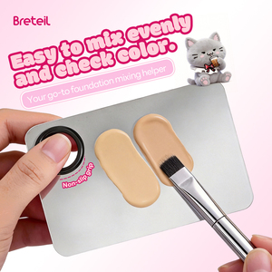 Palette de Maquillage Professionnelle en Acier Inoxydable pour Fond de Teint, Fards à Paupières, Mascara et Vernis à Ongles - Vente en Gros - Product Image 4
