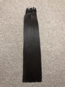 Extensiones de Cabello Vietnamita Remy Caha Bone Straight de Doble Trama, Tejido a Máquina, de 8 a 40 Pulgadas, Estilos Lisos Negros Naturales, 100g - Product Image 6