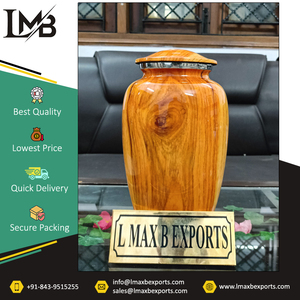<b>Funeral</b> <b>Supplies</b> Standard Quality Wholesale Adult Cremation Aluminium Urns for Human Ashes From Indian Manufacturer - Product Image 2