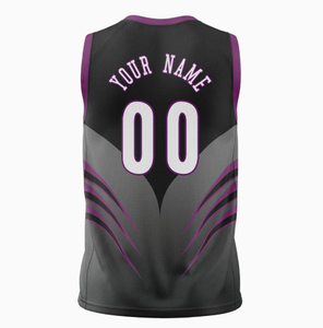 Uniformes de basket-ball personnalisés de haute qualité Tops imprimés à la mode pour hommes et jeunes Ssets de basket-ball - Product Image 3