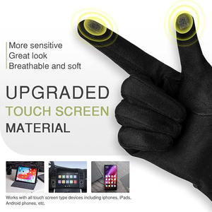 ชุดอเมริกันฟุตบอล ถุงมือแจ็คการ์ดอุ่นสำหรับฤดูหนาว ซับในนุ่ม ทนทาน ใช้งานหน้าจอสัมผัสได้ เหมาะสำหรับกิจกรรมกลางแจ้งและใช้ในชีวิตประจำวัน - Product Image 3