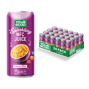 Échantillon gratuit de jus de fruit de la passion du Vietnam boisson OEM 330ml HALAL ISO OEM/ODM fabricant de boissons gazeuses - Product Image 1