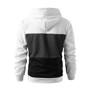 Sudadera con capucha de lana de algodón 100% pesado de alta calidad, cremallera de gran tamaño, logotipo personalizado anticontracción, diseño de Jersey, estilo con cremallera - Product Image 6