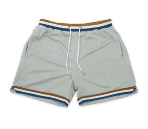 New Best Hot Selling Summer Men's Custom Basketball <b>Shorts</b> <b>5</b>-<b>Inch</b> <b>Inseam</b> Sublimation Printed 100% Polyester Mesh for Streetwear - Product Image 1