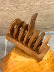 Tranche de pain fantaisie en bois porte-pain petit déjeuner pour morceaux de pain accessoires de cuisine rangement à domicile et organisation porte-pain - Product Image 3