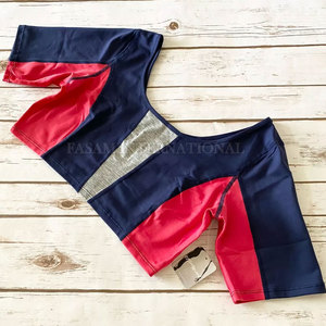 Professional Made Quick Dry Cotton Crop <b>Top</b> <b>Shorts</b> <b>Set</b> <b>Short</b> Sleeves Women Crop <b>Top</b> <b>Shorts</b> <b>Set</b> - Product Image 4
