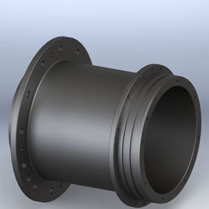 Carcasa Cilíndrica con Brida, Adaptador de Manguito con Brida, comúnmente utilizado como conexión estructural y envolvente - Product Image 1