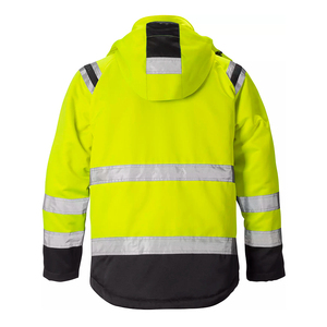 OEM Men's Hi Vis High Visibility Softshell <b>Work</b> Jackets Custom Logo <b>Waterproof</b> Construction Reflective Safety Jacket - Product Image 5