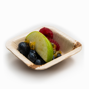 Bol en feuille de palmier carré écologique-Vaisselle biodégradable et élégante pour tout événement Bol en feuille de palmier carré durable - Product Image 1