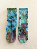Calcetines Antideslizantes de Silicona para Mujer, Calcetines Deportivos Personalizados con Agarre, Calcetines de Pilates con Diseño Tie Dye