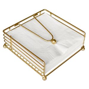 Cesta de servilleta de hierro de alambre hecha a mano con asa adecuada para mesas de servicio y decoración diaria de comedor - Product Image 4