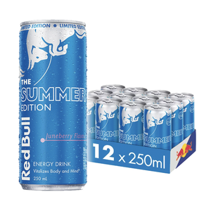 Red Bull Energy Drink Édition Été Curuba-Fleur de sureau, 250ml X 12 Boisson énergisante aux fruits cerise et bois - Product Image 4