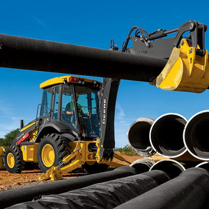 Retroexcavadora usada Jhon Deere 410L con motor Kubota Tractor de marcha y máquinas de construcción con joystick a la venta - Product Image 1