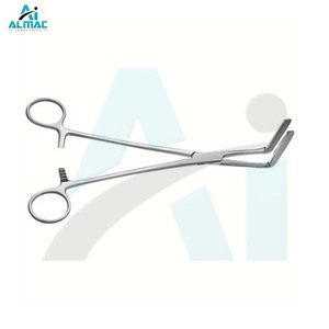 Pinzas Parametrium Wertheim de Acero de Alta Calidad ALMAC para Cirugía Ginecológica, Agarre Fuerte, Manejo Preciso de Tejidos, 1 Año - Product Image 2