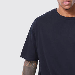 T-shirts personnalisés OEM/ODM pour hommes T-shirt 100% coton coupe ample T-shirt de haute qualité pour hommes T-shirts GSM organiques et lourds - Product Image 4