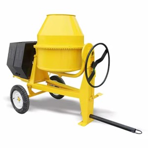 Mezcladora de Cemento Portátil de 350L, Mezcladora de Concreto a Diésel/Gasolina/Eléctrica de Alta Eficiencia - Product Image 1