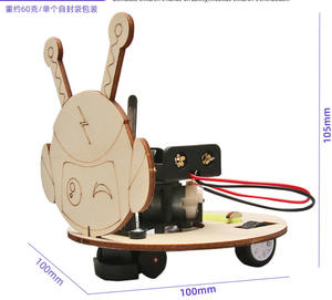 OKYN-G5628 penghindar hambatan <span class=keywords><strong>Robot</strong></span> teknologi anak-anak mainan percobaan sains DIY paket bahan Temuan buatan tangan - Product Image 2