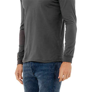 Camiseta de Jersey de manga larga unisex-Asfalto, 100% algodón Airlume, 4,2 oz - Product Image 5