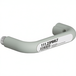 Pure White Matt Square 8 mm DIN Left/Right HEWI Door Handle Hole Part 111.23PBRLT <b>Plastic</b> <b>Curtain</b> Poles Tracks & Accessories - Product Image 3