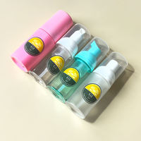 Bouteille de mousse nettoyante moussante rechargeable en PETG avec logo personnalisé imprimé en couleur, pulvérisateur à pompe, marque Unalilia, 30 ml, 150 ml