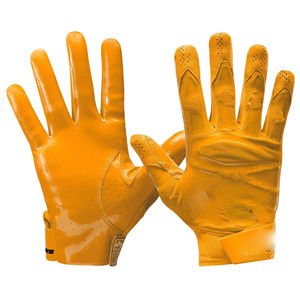 Nouveaux gants de football américain respirants de sublimation en cuir de haute qualité avec dragonne réglable pour hommes - Product Image 2